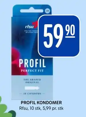Rema 1000 PROFIL KONDOMER tilbud