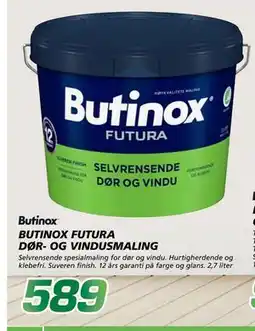 Coop Byggmix BUTINOX FUTURA DØR- OG VINDUS tilbud
