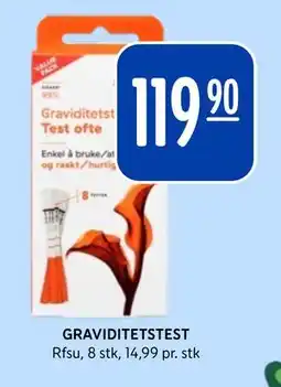 Rema 1000 GRAVIDITETSTEST tilbud