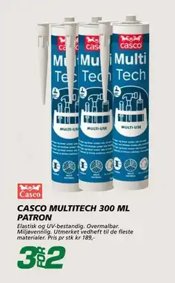 Coop Byggmix CASCO MULTITECH 300 ML PATRON tilbud