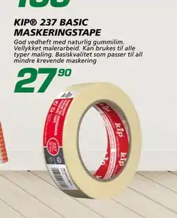 Coop Byggmix KIP 237 BASIC MASKERINGSTAPE tilbud