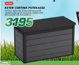 Coop Byggmix KETER CORTINA PUTEKASSE tilbud
