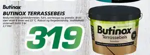 Coop Byggmix BUTINOX TERRASSEBEIS tilbud