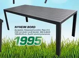 Coop Byggmix NYHEIM BORD tilbud
