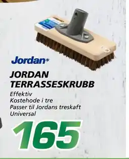 Coop Byggmix JORDAN TERRASSESKRUBB tilbud