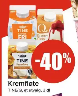 Spar Kremfløte tilbud