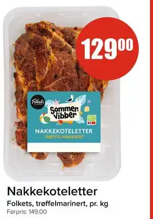 Spar Nakkekoteletter tilbud