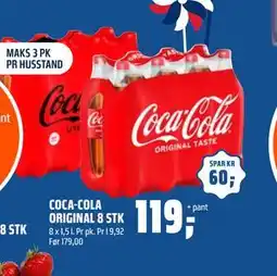 Coop Obs COCA-COLA ORIGINAL 8 STK tilbud
