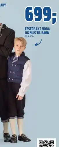 Coop Obs FESTDRAKT NORA OG NILS TIL BARN tilbud