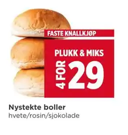 Meny Nystekte boller tilbud