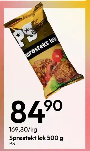 Gigaboks Sprøstekt løk 500 g tilbud