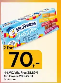 Gigaboks Mr. Freeze 20 x 45 ml tilbud