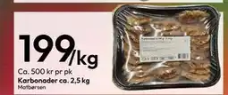 Gigaboks Karbonader ca. 2,5 kg tilbud