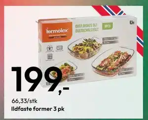 Gigaboks Ildfaste former 3 pk tilbud