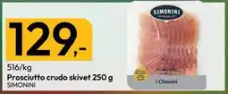 Gigaboks Prosciutto crudo skivet 250 g tilbud