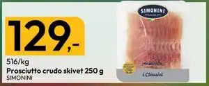 Gigaboks Prosciutto crudo skivet 250 g tilbud