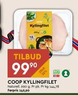 Coop Mega COOP KYLLINGFILET tilbud