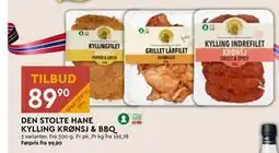 Coop Mega DEN STOLTE HANE KYLLING KRØNSJ & BBQ tilbud