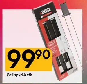 Gigaboks Grillspyd 4 stk tilbud