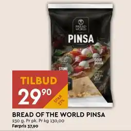 Coop Mega BREAD OF THE WORLD PINSA tilbud