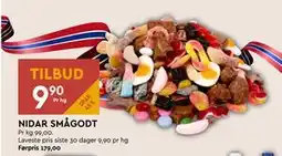 Coop Mega NIDAR SMÅGODT tilbud