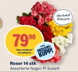 Coop Mega Roser 14 stk tilbud
