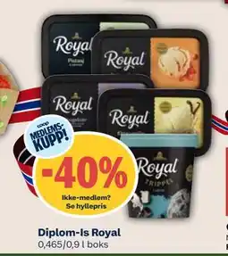 Coop Mega Diplom-Is Royal tilbud
