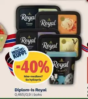 Coop Mega Diplom-Is Royal tilbud