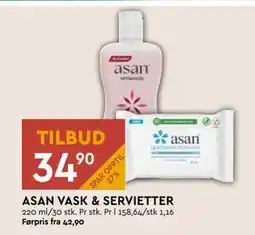 Coop Mega ASAN VASK & SERVIETTER tilbud
