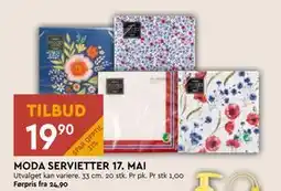 Coop Mega MODA SERVIETTER 17. MAI tilbud