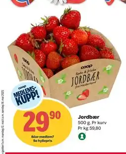 Coop Extra Jordbær tilbud