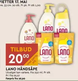 Coop Mega LANO HÅNDSÅPE tilbud