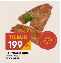 Coop Mega BABYBACK RIBS tilbud
