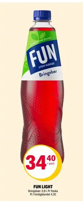 Coop Extra Bringebær. 0,8 l. Pr flaske Pr l ferdigblandet 4,30 tilbud