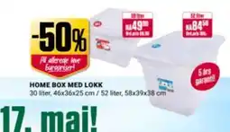 Europris HOME BOX MED LOKK tilbud