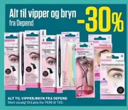 Europris ALT TIL VIPPER/BRYN FRA DEPEND tilbud