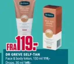 Europris DR GREVE SELF-TAN tilbud