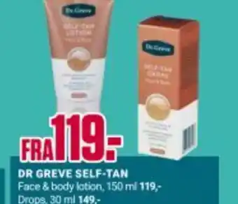 Europris DR GREVE SELF-TAN tilbud