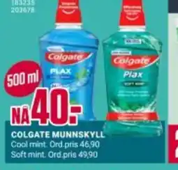 Europris COLGATE MUNNSKYLL tilbud