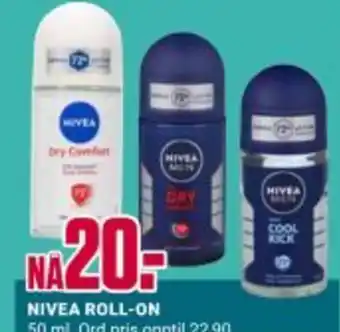 Europris NIVEA ROLL-ON tilbud