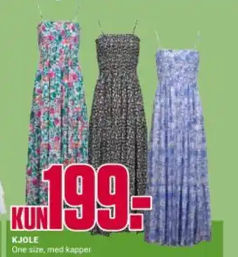 Europris KJOLE One size, med kapper tilbud