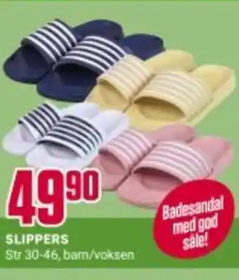 Europris SLIPPERS tilbud