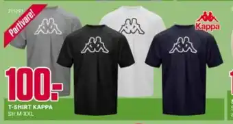 Europris T-SHIRT KAPPA Str M-XXL tilbud