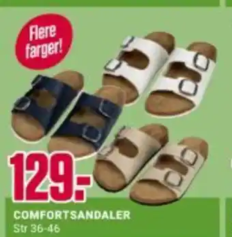 Europris COMFORTSANDALER tilbud