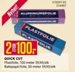 Europris QUICK CUT tilbud