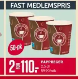 Europris PAPPBEGER tilbud