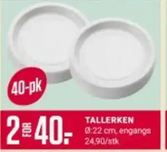Europris TALLERKEN tilbud