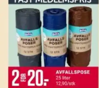 Europris AVFALLSPOSE tilbud