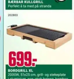 Europris BORDGRILL XL tilbud