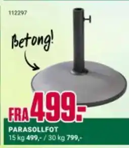 Europris PARASOLLFOT tilbud